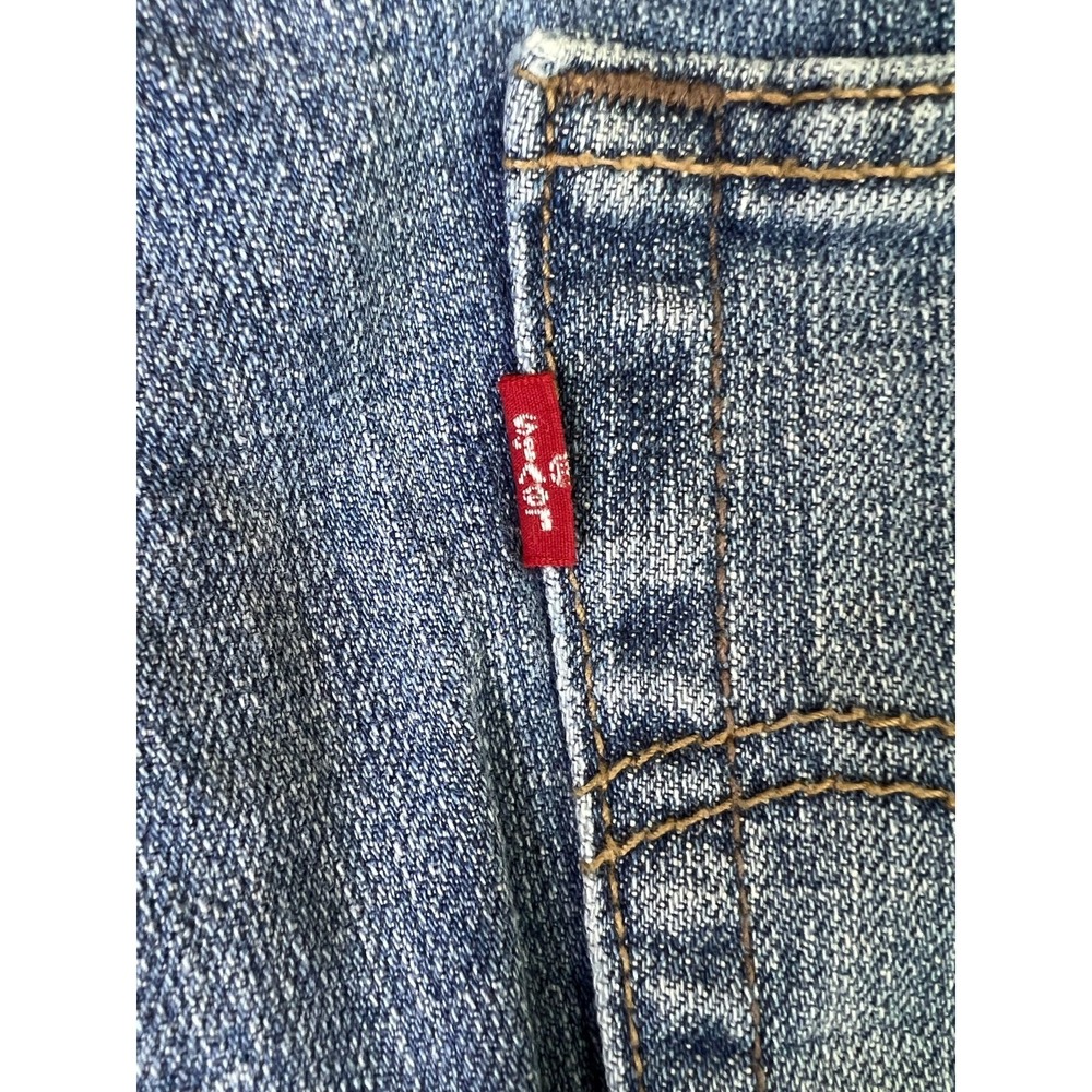 Levi's 515 Bootcut Jeans Women's 8 Short 30x30 Blue Denim Flaured Casual Y2K - Picture 5 of 16